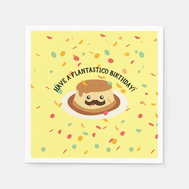 Cute och Funny har en Flantastico-födelseland Pappersservett (Framsidan)