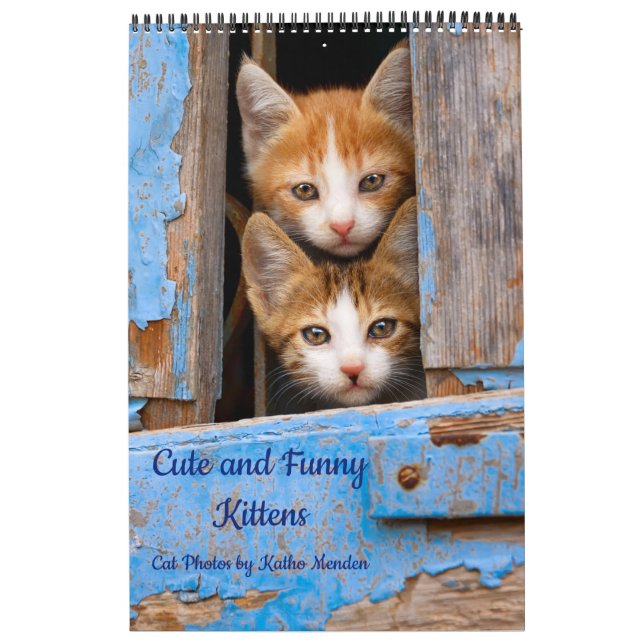 Cute och Funny Kittens Cat Photo Kalender (Omslag)