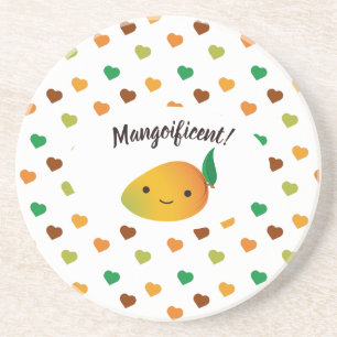 Cute och Funny Mangoificent Mango Underlägg