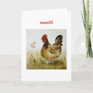 Cute och Funny Mors dag-kort Kort