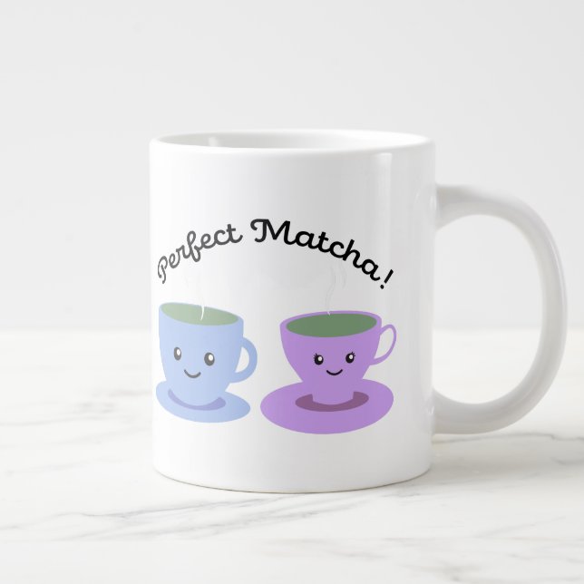Cute och Funny Perfekt Matcha Jumbo Mugg (Höger)