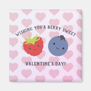 Cute och FUNNYHa en berry Sweet Valentine Day Magnet