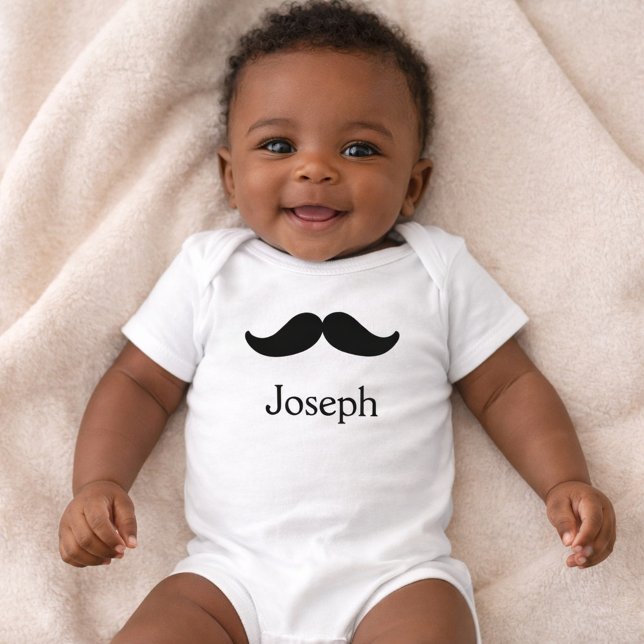 Cute och Handsome Mustache T-shirt (Skapare uppladdad)