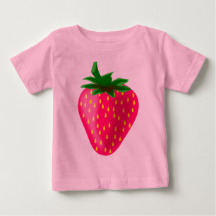 Cute och jordgubbar tee