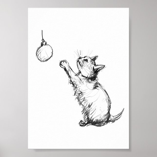 Cute- och julklapp för prydnadsföremål poster (Framsidan)