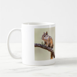 Cute och knubbig chipmunk kaffemugg