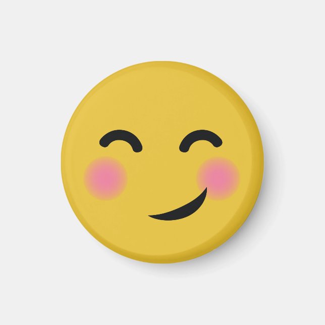 Cute och lilla du har mig att blåsa emoji magnet (Framsidan)