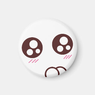 Cute och lilla kawaii kattunge emoji magnet