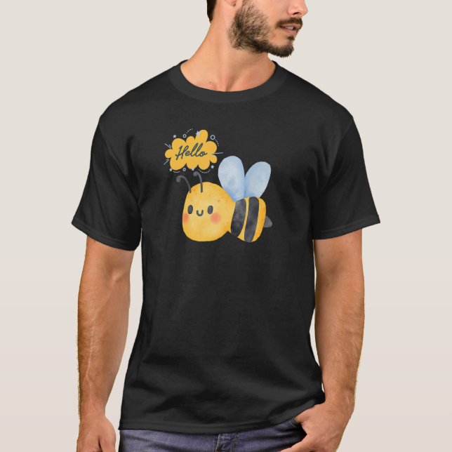 Cute och Lolly Bumblebi T Shirt (Framsida)