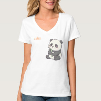 Cute och Lugn Panda T Shirt