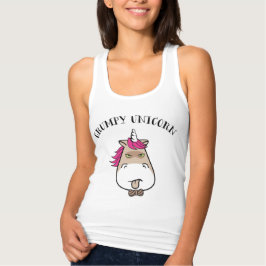 Cute och lustig, galet Tanktop för enmajs Linne Med Racerback