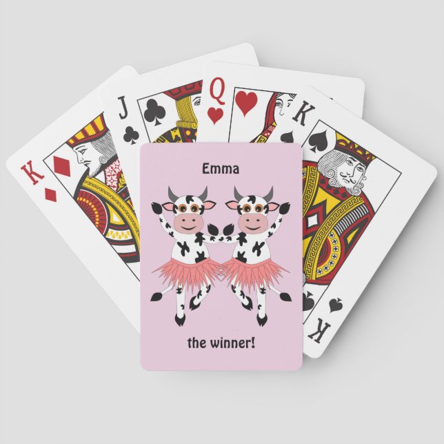 Cute och lustiga danskor casinokort (Baksidan)