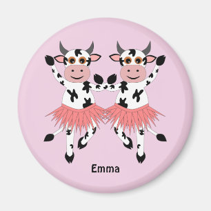 Cute och lustiga danskor magnet