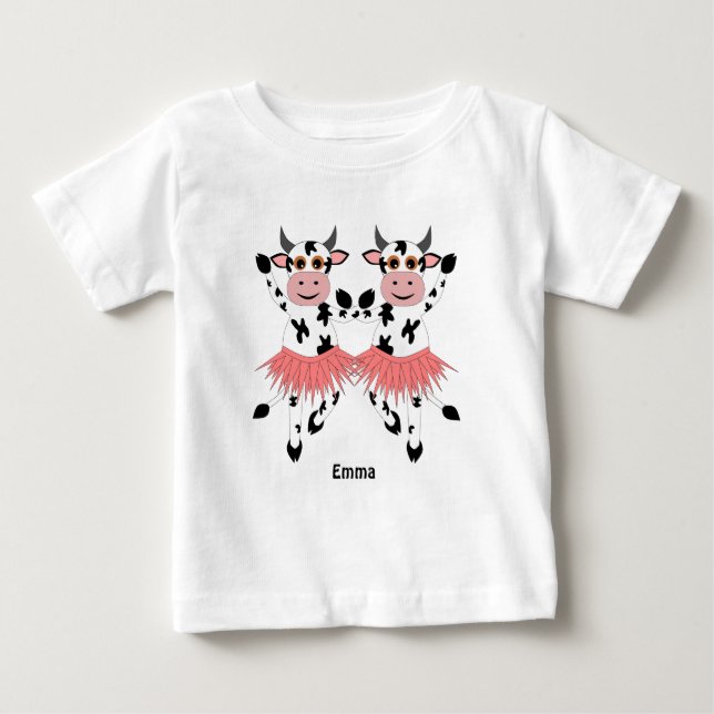 Cute och lustiga danskor t shirt (Framsida)