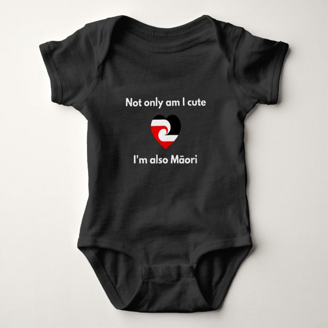 Cute och Maori T Shirt (Framsida)