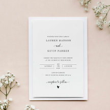 Cute och minimalistiskt hjärta kärlek bröllop