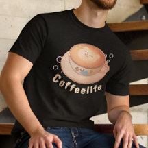 Cute och Modern kaffe älskare