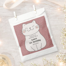 Cute och Modern Kitten Birthday