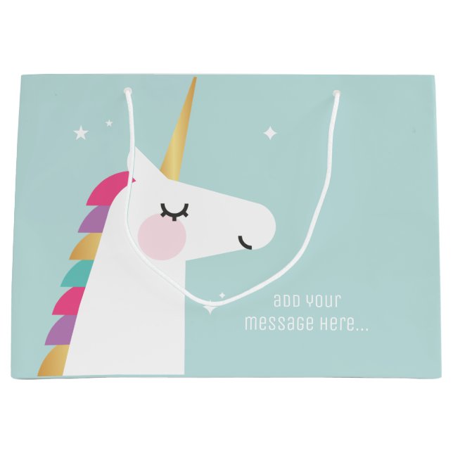 Cute och Modern Rainbow Unicorn (Framsidan)