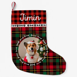 Cute och Mysiga Hund aveln-specifika jul tass Liten Julstrumpa