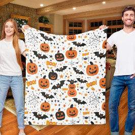 Cute och Mysigt Halloween, betraktad som fetiös Fleecefilt