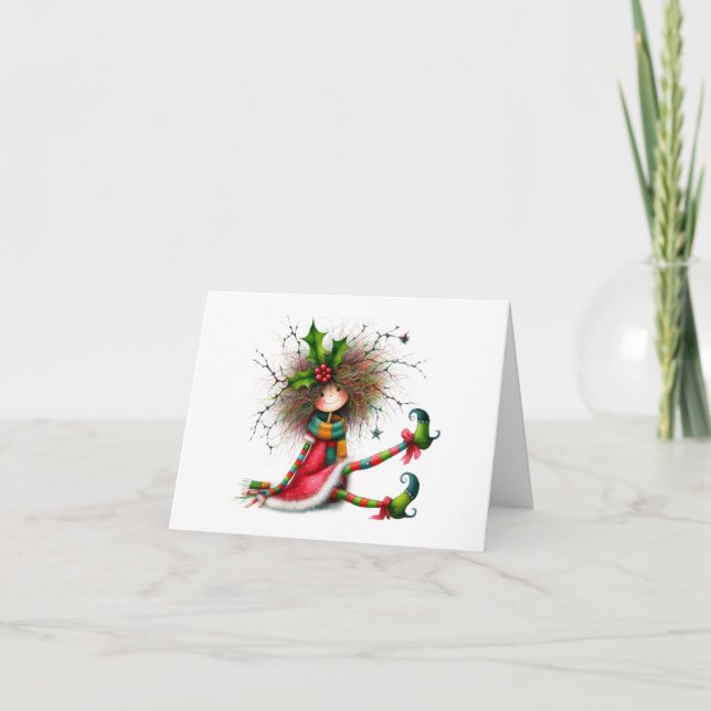 Cute- och Quirky-gratulationskort Tack Kort (Framsida)