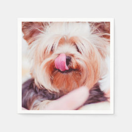 Cute och Rolig hund pappra servetter