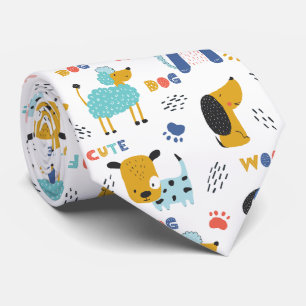 Cute och Roligt Mönster Slips