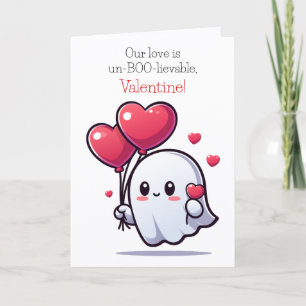 Cute och Roligt Vårt Kärlek är en icke-BOO-livsdug Helgkort