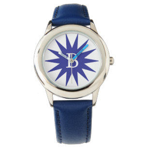 Cute och Simple Deep Blue Star Armbandsur