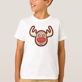 Cute och Simple Rudolf Reindeer | Sleeve Shirt Tröja