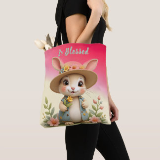Cute och Stollig Bunny Tygkasse