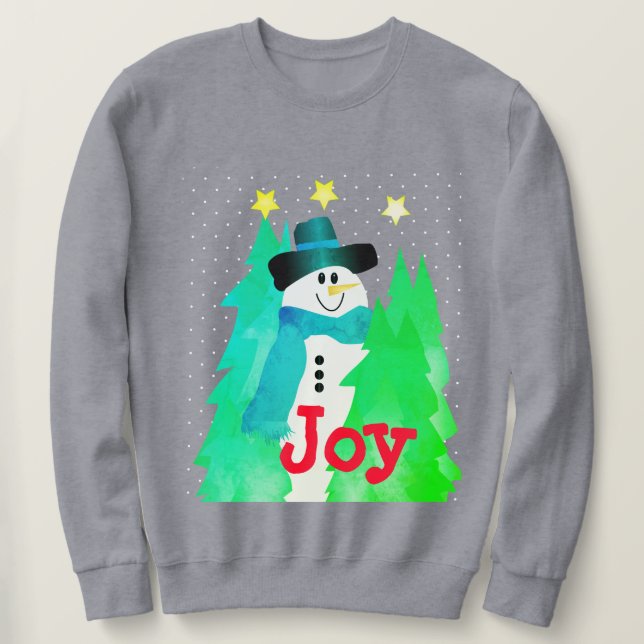 Cute och Stollig Lång Ärmad Tröja (Design framsida)