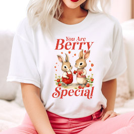 Cute och Trendig du är berry Speciell Bunny T Shirt