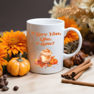 Cute och Trendiget "I Kärlek You, som, en latte!" Magisk Mugg