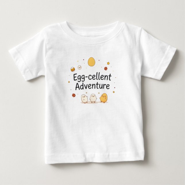 Cute och Whimsical Design for Baby T Shirt (Framsida)