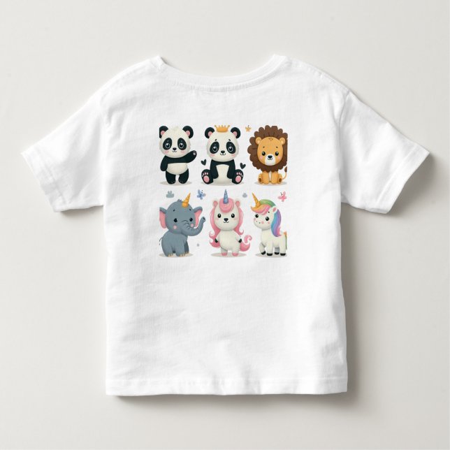 Cute och Whimsical T Shirt (Baksida)