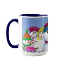 Cute och Whimsics-Snögubbar