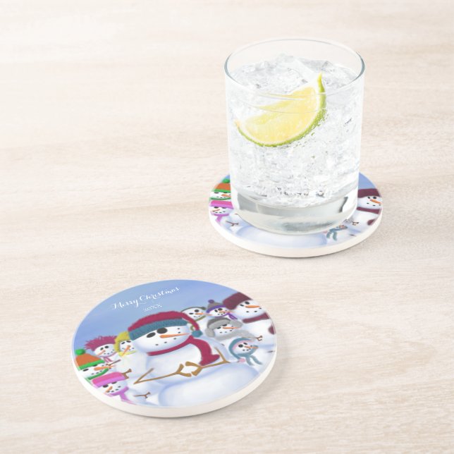 Cute och Whimsics-Snögubbar Underlägg (Sidan)
