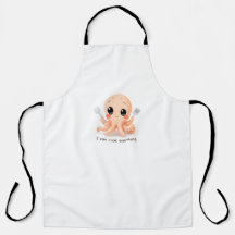 Cute Octopus Apron - jag kan laga allt.