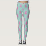 Cute Octopus Illustration Mönster Aqua and Fuchsia Leggings<br><div class="desc">En söt havslevande varelse mönster med en roligt bläckfisk teckning i fuchsia magenta rosa på en ljus och roligt teal bakgrund. Klicka bara på Anpassa för att lägga till lite text. Kontakta mig med frågor eller förfrågningar.</div>