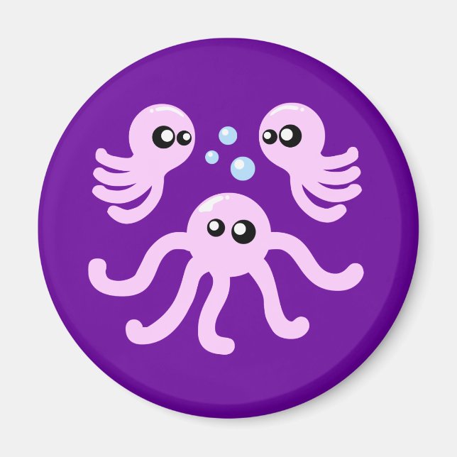 Cute Octopus Magnet (Framsidan)