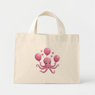 Cute octopus mini tygkasse