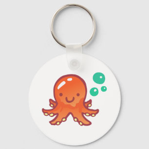 CUTE OCTOPUS NYCKELRING