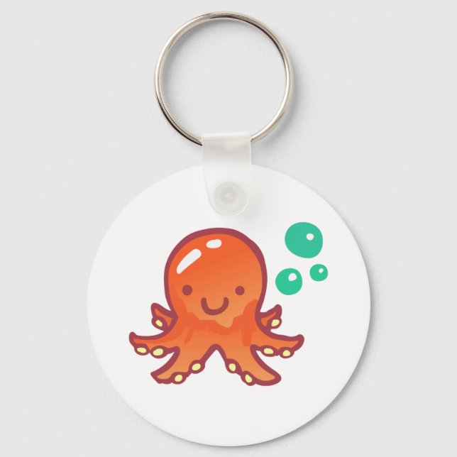 CUTE OCTOPUS NYCKELRING (Framsida)