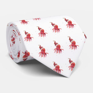 Cute Octopus Santa Hat Slips
