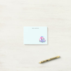 Cute Octopus Sea Creature Post-it Block