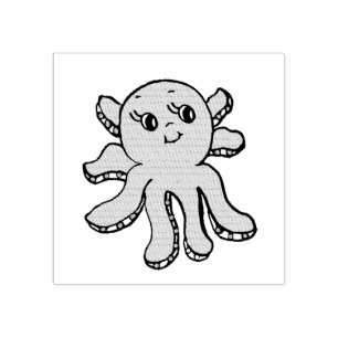 Cute Octopus Stämpel