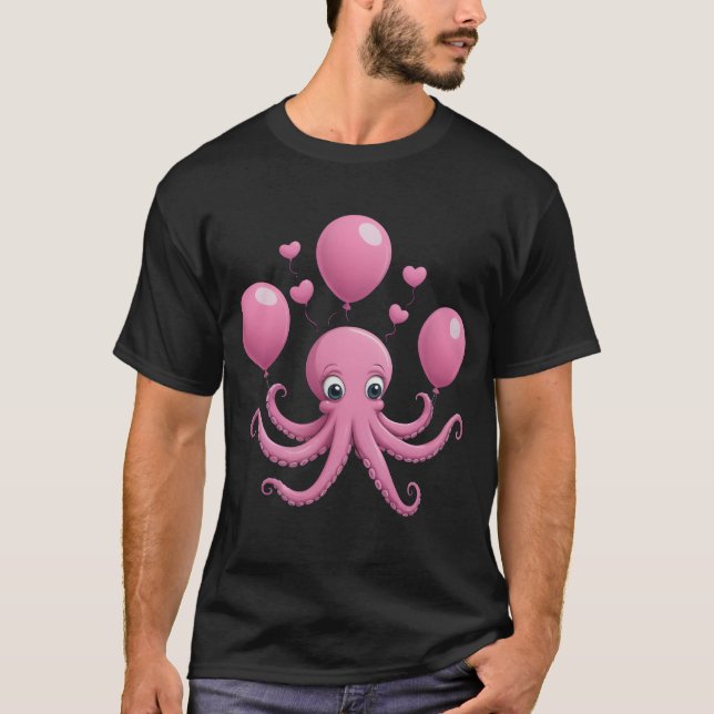 Cute octopus t shirt (Framsida)