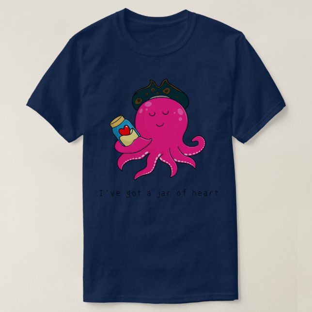 Cute Octopus T Shirt (Design framsida)